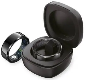 Techmade Tm-Nexa-Bk12 Smartring Con Charging Box Black Tg 12Mm - Garanzia