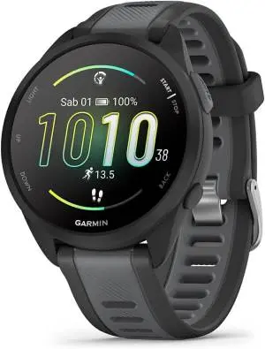 Garmin Smartwatch Forerunner 165 43Mm Black - Black Garmin - Garanzia