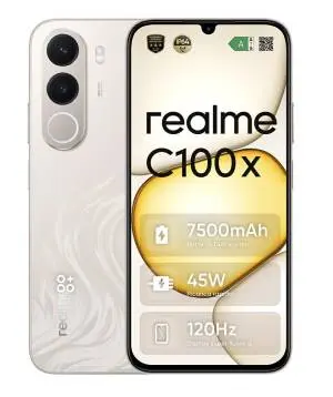 realme C100X 4+256GB 4G Golden Coast Dual SIM Tim - Garanzia